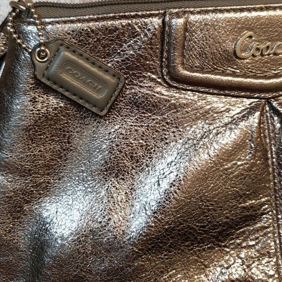 Coach Clutch w/Zippered Closure - Picture 3 of 3